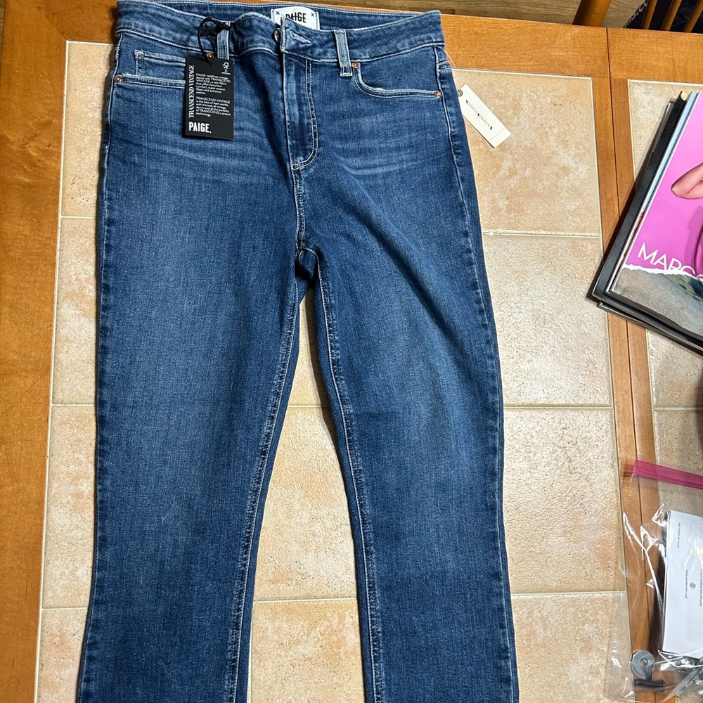 PAIGE Blue Ankle & Cropped Jeans NWT